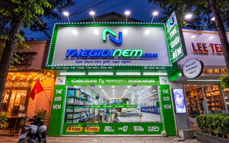 Cửa hàng bán nệm Kim Cương chính hãng tại Biên Hòa 